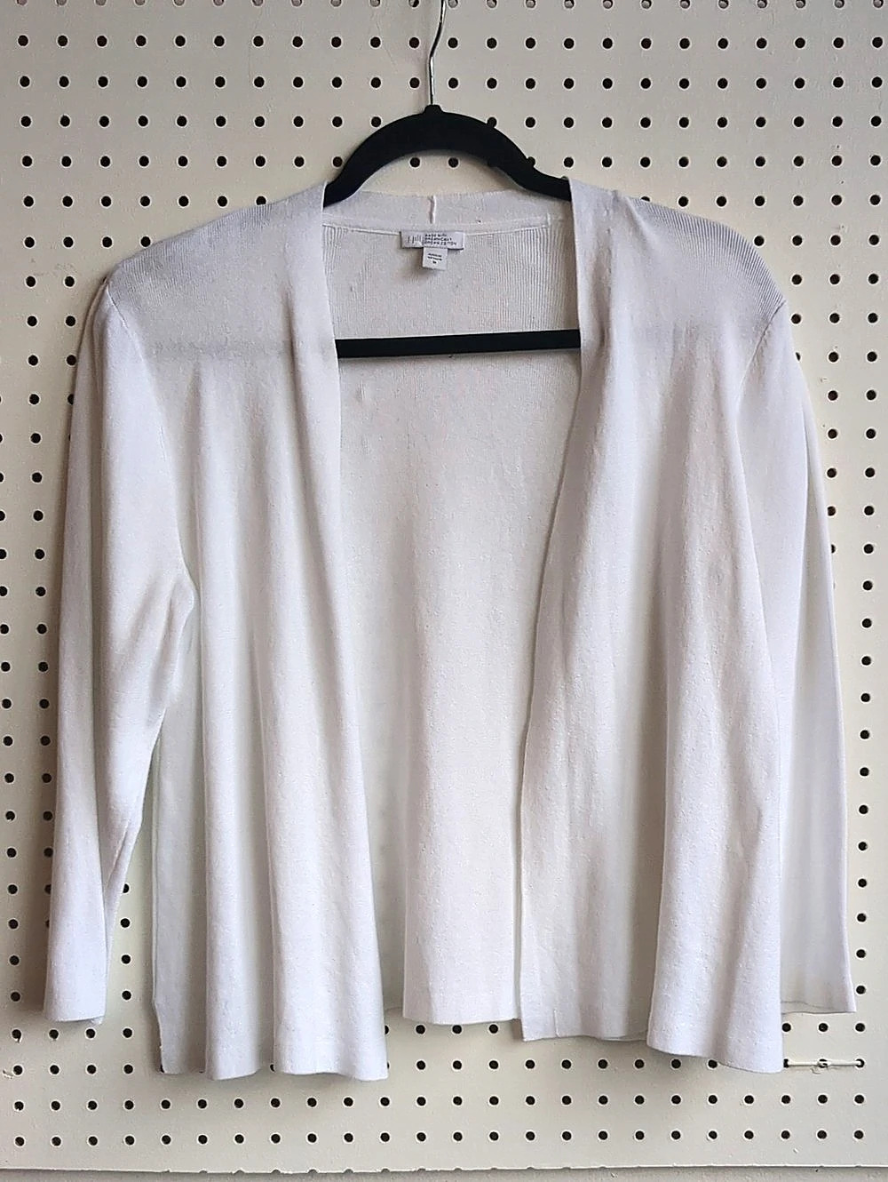 J.Jill Cotton Cardigan in White